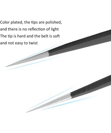 BST 201ESD Pointed Tweezers - Stainless Steel Antimagnetic Acid Resistant Perfect for PCB & Microelectronics - Buy Online on GoSupps.com