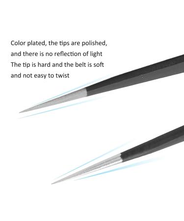 High-Precision Antistatic Pointed Tweezers - BST-201esD for Semiconductor Microelectronics & Aerospace | Acid-Resistant & Ideal for Circuit Boards - Buy Online on GoSupps.com