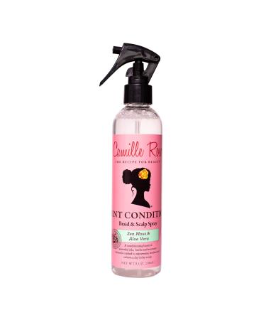 Camille Rose Mint Condition Braid + Scalp Spray to Hydrate Reduce Breakage and Provide Relief from a Dry Itchy Flaky Scalp with Aloe Vera and Sea Moss