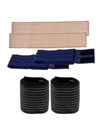 Athletic Tape Wrist Bandages Elastic Wrist Support Strap Sports Hand Bandage for Fitness Gym 3Pairs