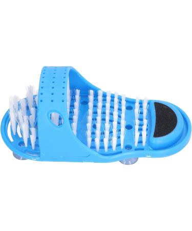 BlueKey Shower Foot Scrubber Mat with Suction Cups: A Simple Feet Cleaner Exfoliating Foot Washer for Improved Dead Skin Removal and Pressure Relief - Buy Online on GoSupps.com