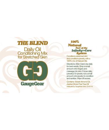 Mini Gauge Gear Balm & Blend Aftercare Set - Piercing Aftercare Kit with Ear Stretching Balm and Skin Conditioning Oil - Buy Online on GoSupps.com