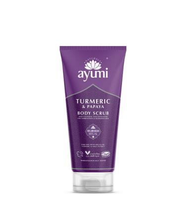 Ayumi Turmeric & Bergamot Body Scrub. Vegan Cruelty-Free Dermatologically-Tested 1 x 200ml 1 piece (1 pack)