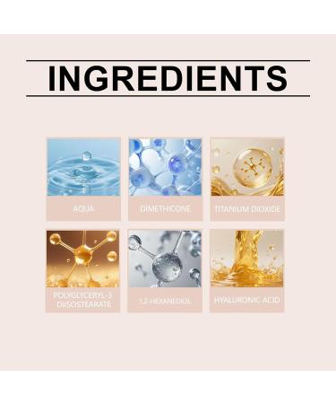 Color Adaptive Foundation Full Coverage Liquid Foundation Makeup Concealer Waterproof Full Coverage Concealer Moisturizing For All Skin Types Women Teens Work Dates Travel - Buy Online on GoSupps.com