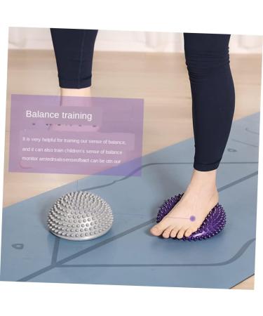 Goohochy Durian-Ball Office & Fitness Massage Device | Spiky Lacrosse & Foot Massage Balls | Arm & Leg Roller | Child-Friendly Violet PVC - 16x16x8cm - Buy Online on GoSupps.com