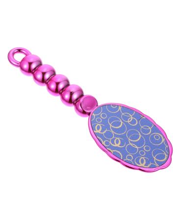 Housoutil Glass Foot Rub Foot Exfoliator Tool Foot Care Scrubber Shower Foot Scrubber Foot Remover Pedicure Foot File Foot Pedicure Tool Fingernail Clipper Scraper Set Pink Feet Abs