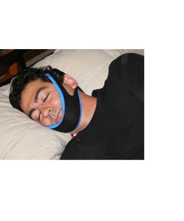 Premium Snoring Chin Strap - Anti-Snoring Adjustable Sleeping Device - Supports Tooth Mouth Jaw Head Neck Pain - Stop Snoring Chin Strap