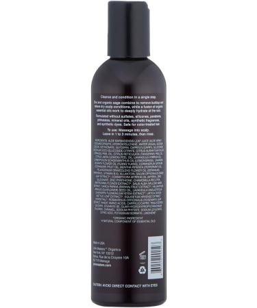 JMO 2 in 1 Shampoo & Conditioner for Dry Scalp - 236ml with Zinc & Sage | Moisturizing Shampoo for Dry Hair - Pack of 1 - Buy Online on GoSupps.com