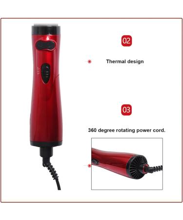 3-in-1 Hot Air Styler & Rotating Hair Dryer | Professional Hair Dryer Brush with Negative Ions | Salon-Quality Hair Tools at Home - Buy Online on GoSupps.com
