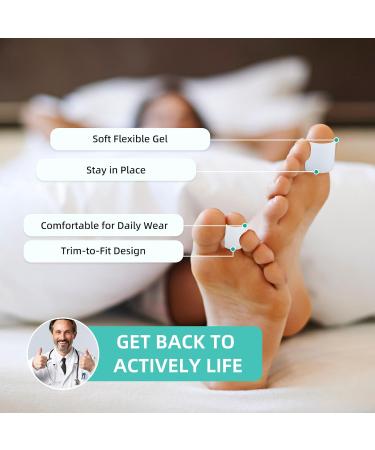 NICENEEDED 12 Pack Silicone Toe Protectors for Hammer Toes - Soft Gel Pads for Pain Relief | International Shipping Available - Buy Online on GoSupps.com