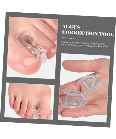 Silicone Toe Separator Clips Bundle for Hammer Toe & Valgus Correction - 4 Pairs - Buy Online on GoSupps.com