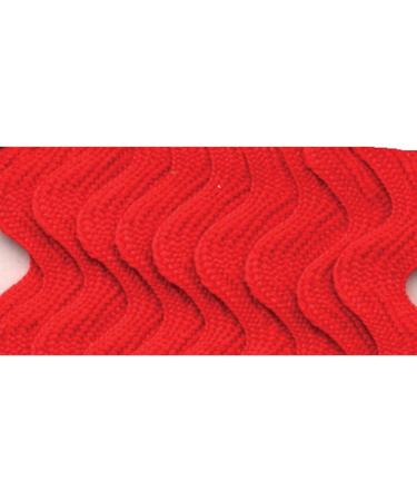 Wrights 117-401-076 Polyester Rick Rack Trim  Scarlet  Medium  2.5-Yard