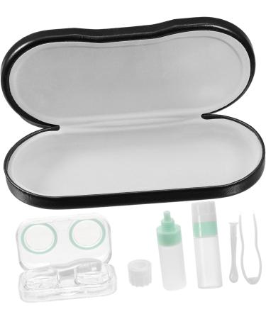 Buy Healeved Double Layer Glasses Case Set - Durable Eyeglasses Holder & Travel Lens Case | Hard & Leather PU Design for All Types of Glasses - Buy Online on GoSupps.com
