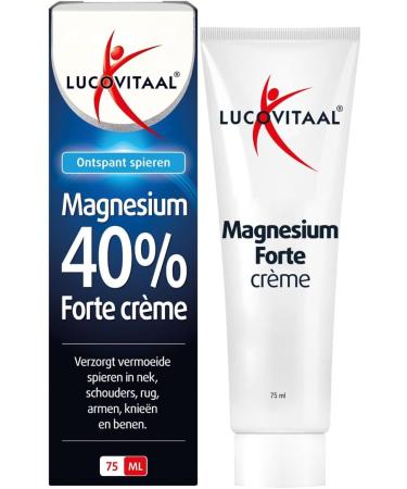  Lucovitaal Lucovitaal Magnesium 40% Forte Cr me 75 ml - Buy Online on GoSupps.com