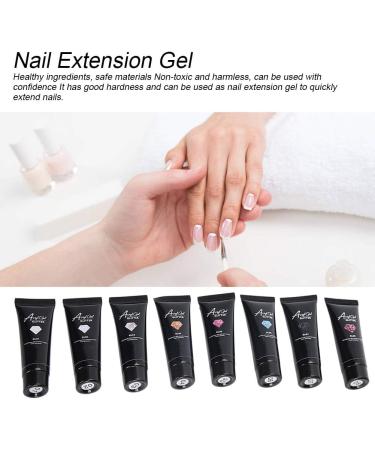 Nail Extension Gel Professional Painless Clear Nail Builder Gel Trendy Nail Salon Nail Art Design Friendly for DIY at Home Beginner - Buy Online on GoSupps.com