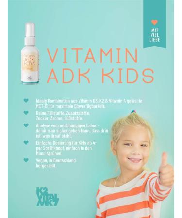 Little WoW Vegan Vitamin D3 K2 Spray for Kids | Immune Support | 180 Sprays - 500 IU D3 & 11.25 g K2 - Buy Online on GoSupps.com