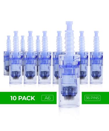 Dr. Pen Ultima A6 36 Pins Bayonet Slot Cartridges - 10 Pack Disposable Replacement Parts - Buy Online on GoSupps.com
