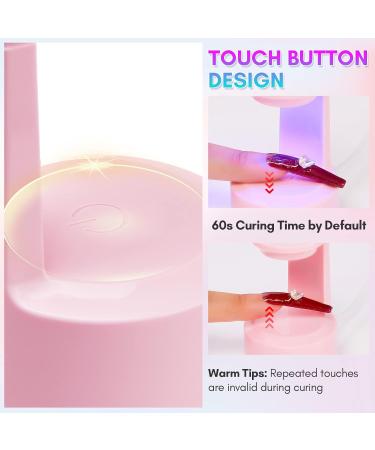 Makartt 5W LED Mini Nail Lamp | UV Nail Dryer for Gel Nails | Portable Nail Light Curing Lamp for Gel Polish | Extension Gel & Travel Nail Lamp - Buy Online on GoSupps.com