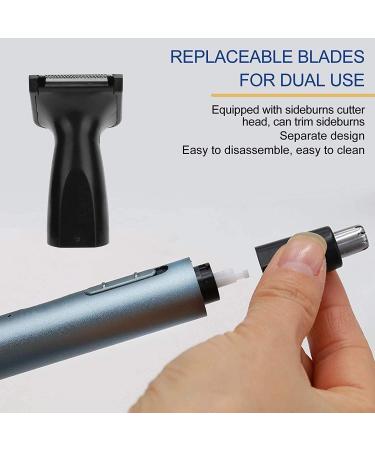 KouRy Electric Trimmer | Pen Trimmer & Detailer for Hygienic Grooming | Rinseable Interchangeable Heads for Face Nose Ears & More - Buy Online on GoSupps.com