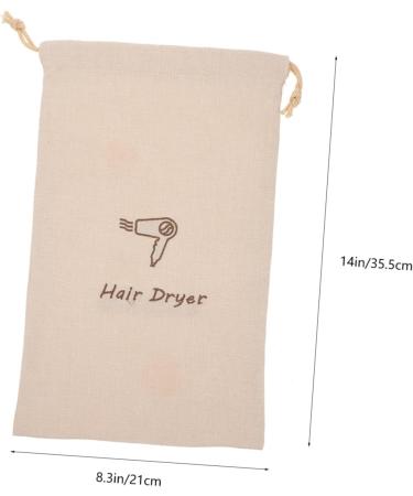 Beatifufu Travel Blow Dryer Travel Drawstring Bag Drawstring Bags Jewelry Bag Wallet Universal 35c As Shown 35.5x21cm - Buy Online on GoSupps.com