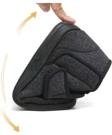 MisFun Diabetic Winter Shoes for Seniors with Swollen Feet - Black, Size 10 - Buy Online on GoSupps.com