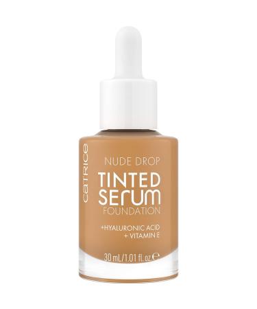 Catrice Nude Drop Tinted Serum Foundation No. 065n - Vegan Oil-Free Long-Lasting 3-Pack (3x30ml) for Sensitive Skin - Buy Online on GoSupps.com