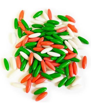 A Pinch Of...- Christmas Jumbo Rice - 25g. Red Green and White Christmas sprinkles ideal for all of your festive cakes and bakes. A real show stopper. Just enough for a single bake. - Buy Online on GoSupps.com