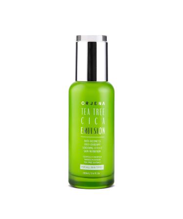 ORJENA Tea Tree CICA Toner - Anti-Redness Anti-Oxidant Soothing Effect Skin Nutrition - Centella Asiatica Madecassoside Tea Tree Extract - for All Skin Types 120ml New Wt