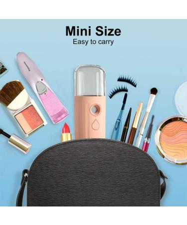Mini Facial Mister Handheld Face Mist Sprayer Moisturizing USB Recharging Skin Hydration Tool 30ml Pink Handheld Facial Sprayer - Buy Online on GoSupps.com