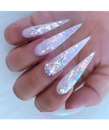 GZSYY Nail Glitter Sequins Set - 6PCS Holographic Nail Color Powder for Sparkly Nails | International Shipping - Buy Online on GoSupps.com