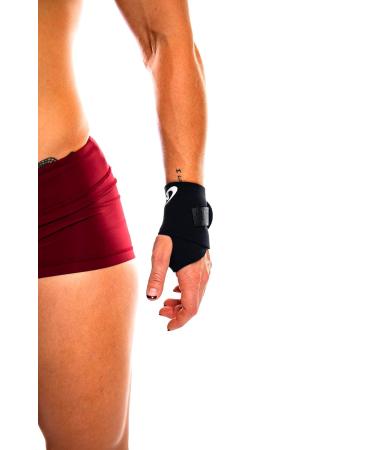 Nevin Neoprene Single Wrist Wrap (Gray) - Premium Support for Weightlifting & Sports | International Shipping Available - Buy Online on GoSupps.com