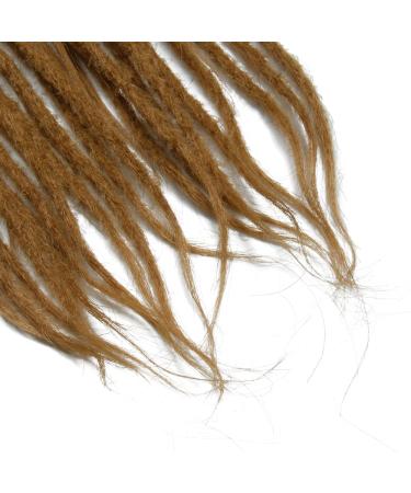 30 Inch Synthetic Dreadlocks Extensions - 20 Strands 0.8cm Crocheted Braided Hair | Soft Dreads Reggae & Hip-Hop Style | Two Colors MT1B-27# - Buy Online on GoSupps.com