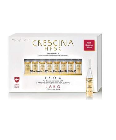 Crescina HFSC Hair Growth for Men Dosage 1300 in 10 vials