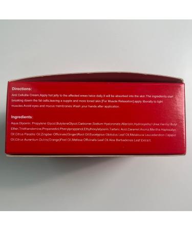 VERONNI Hot Cream - Anti-Cellulite Skin Toning & Slimming Cream for Men & Women - Natural Heating Formula - Buy Online on GoSupps.com