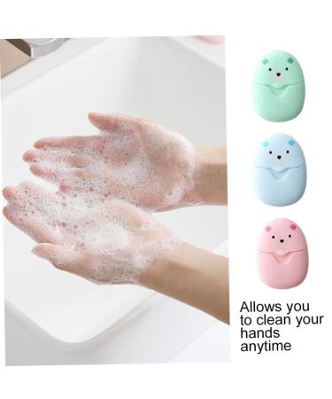 Sgqtqybk Paper Soap Sheets Mini Hand Soap 150 Sheets Disposable Portable Travel Paper 3 Boxes Disposable - Buy Online on GoSupps.com