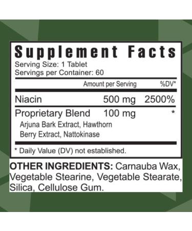 Ultimate Niacin Plus Extracts & Enzymes 500mg - 60 Tablets - Buy Online on GoSupps.com