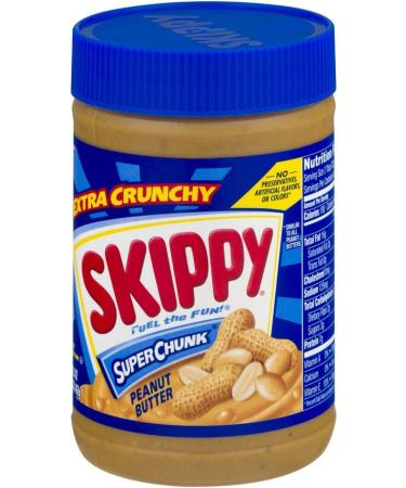 Skippy Peanut Butter Creamy (Super Chunk Peanut Butter Extra Crunchy 16.3 oz) - Buy Online on GoSupps.com