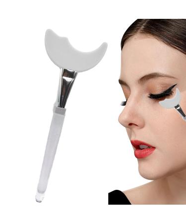 Uozonit Eye Makeup Aid Tool - Eyebrow Stencils | Silicone Reusable Multifunctional Precision Application For Lash/Eyebrow/Lip Easy-to-Clean For Women Transparent color