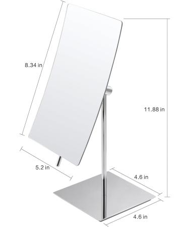 Mirko 5X Magnification Adjustable Vanity Makeup Mirror - Polished Chrome Finish - Buy Online on GoSupps.com