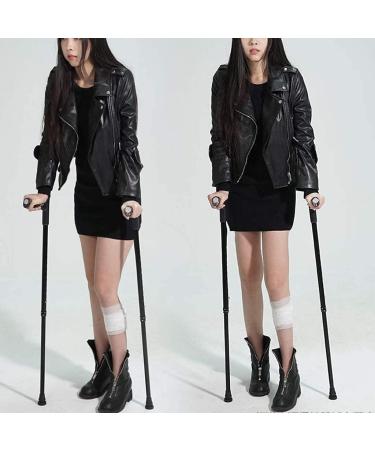 ATHUAHLR LRVTREC Forearm Crutches Adjustable Cane Forearm Crutches(1 Pair) Adjustable Comfortable Wrist Handle Heavy Duty for Standard and Tall Adults Lightweight Aluminum Lightweight Arm Crutch - Buy Online on GoSupps.com