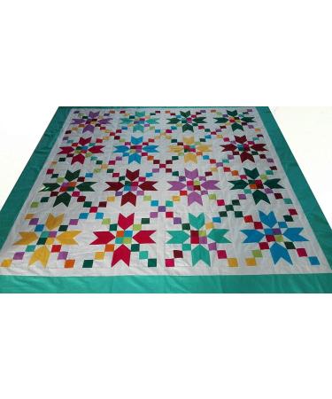 50pcs 8x8 Multicolor Cotton Fabric Bundle Squares for Quilting Sewing - Precut Craft Patchwork Squares - Buy Online on GoSupps.com