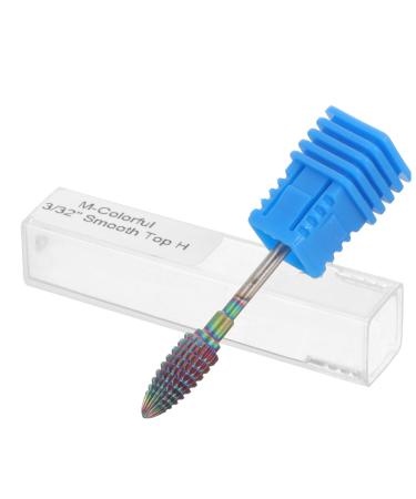 DRESSOOS Nail Drill Bits Nail Art Supplies Drills Tool Nail Bits Cuticle Pusher Drill Bits for Nails Women Nail Drill Bit Nails Drill Bits Nail Clippers Women's Tungsten Steel Manicure 5.4x1.2cm Colorful