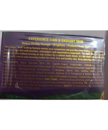 French Red Face Cream with SPF 30 | Anti-Aging Rosehip Oil & Vitamin C | Sun Protection for All Skin Types | 50g - Buy Online on GoSupps.com