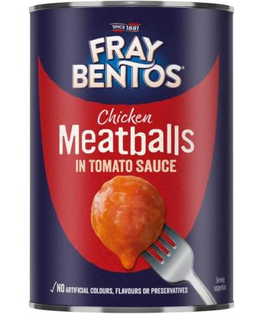 Tinned Meatball Bundle Containing Fray Bentos Chicken Meatballs in Swedish-style Gravy Bolognese Sauce Tomato Sauce and Gravy. - Buy Online on GoSupps.com
