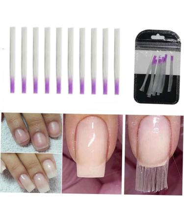FRCOLOR Nail Acrylic Tips Fiberglass Nail Extension Fiberglass Silk Femdophilous Fiber Nails False Nails Fiberglass Nail Tips Fiberglass Nail Polish Fiber Nail Extension Manicure Tool medium As Shown - Buy Online on GoSupps.com