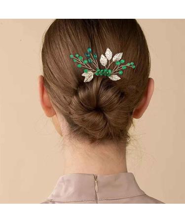 Black Rhinestone Bridal Hair Comb Vintage Onyx Teardrop Small Headpiece Crystal Decorative Wedding Hair Combs Bridal Side Combs Accessories for Women - Buy Online on GoSupps.com