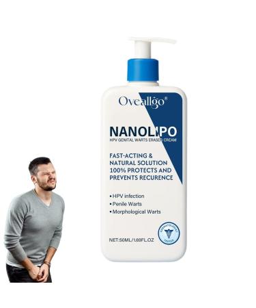 dooeka Oveallgo NanoLipo Eraser Cream Professional Men s Cream Soothing Intimate Skin Cream-50g With Natural Extracts for all skin Types (1 Bottle)