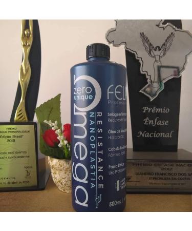 Felps Omega Zero Progressive Keratin Brush with Hair Nanoplasty 1000 ml - Buy Online on GoSupps.com