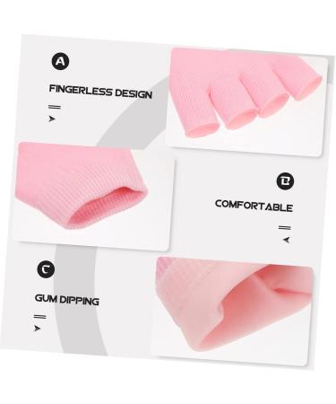 Healeved 1 Pair Gel Moisturizing Gloves Mens Lotion Mens Mittens with Fingers Dappen Dishes for Acrylic Gloves for Men Skin Care Gel Gloves Daily Use Miss Dipping Pink Moisturizing Lotion - Buy Online on GoSupps.com