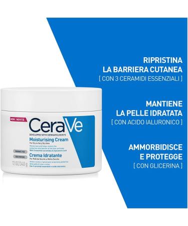 CeraVe Body and Foot Kit Face Moisturizing Cream for Dry Skin with Hyaluronic Acid 340g + SA Regenerating Foot Cream For Cracked Feet With Salicylic Acid 90ml - Buy Online on GoSupps.com